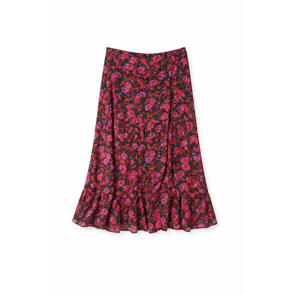 Allison New York Floral Midi Skirt Size Medium